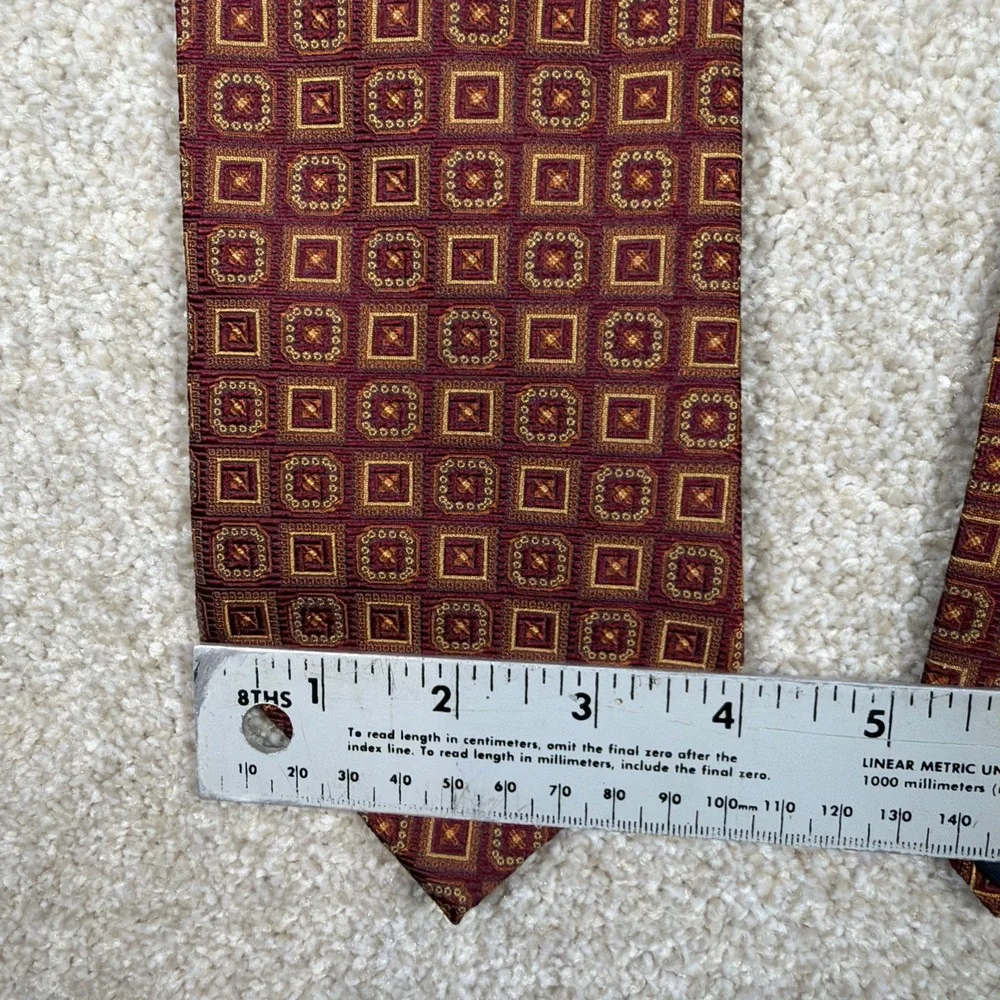 Vintage Brooks Brothers‎ Silk Necktie Neat Geometric Heritage Business 60